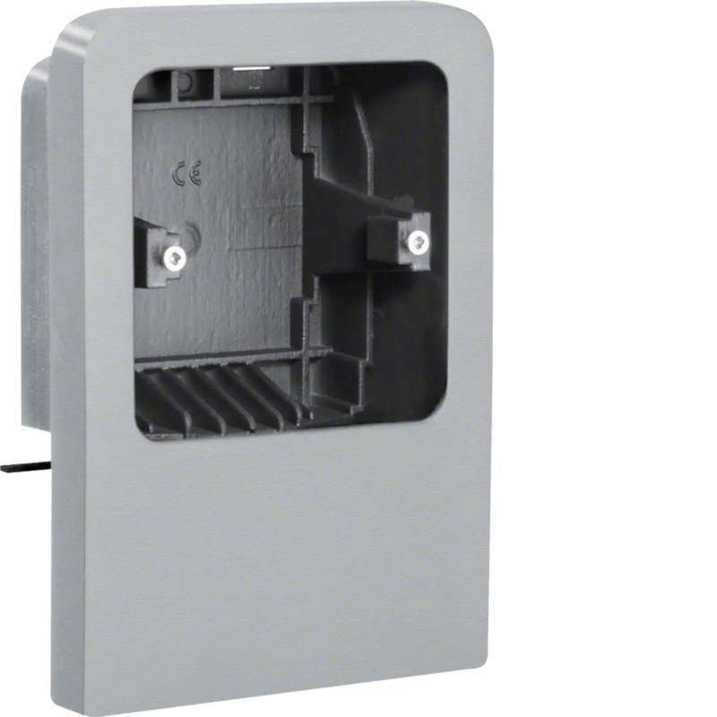 Geräteträger universal für UP-Geräte mit Rahmen zu SL 20x55mm Dekor Aluminium | Hager