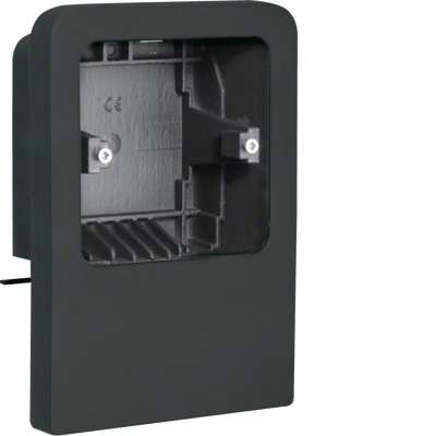 Geräteträger universal für UP-Geräte mit Rahmen zu SL 20x55mm graphitschwarz | Hager