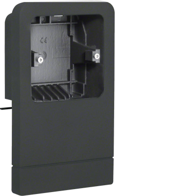 Geräteträger universal für UP-Geräte mit Rahmen zu SL 20x80mm graphitschwarz | Hager