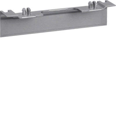 Geräteträgerschürze für Geräteträger universal design SL 20x55mm Dekor Aluminium | Hager