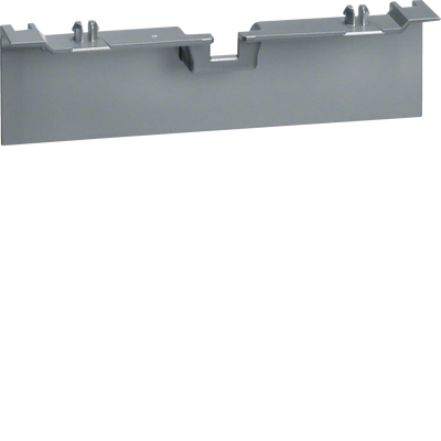 Geräteträgerschürze für Geräteträger zu SL 20x80mm Dekor Aluminium | Hager
