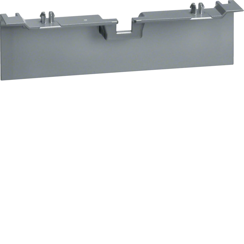 Geräteträgerschürze für Geräteträger zu SL 20x80mm Dekor Aluminium | Hager