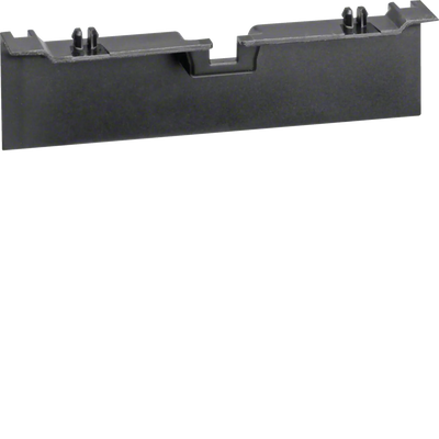 Geräteträgerschürze für Geräteträger zu SL 20x80mm graphitschwarz | Hager