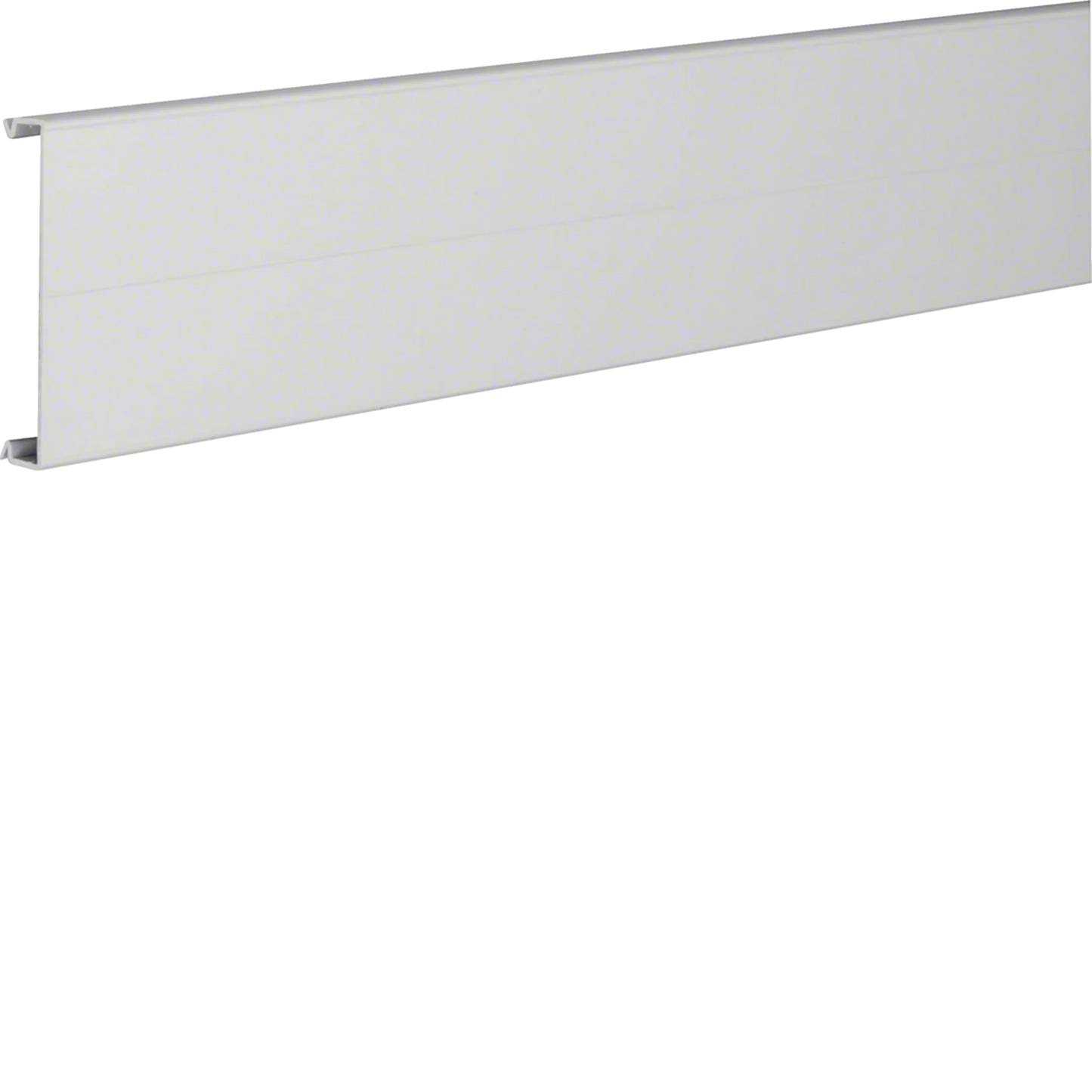 Verdrahtungskanal-Oberteil aus PC/ABS halogenfrei zu HA7 Breite 80mm lichtgrau