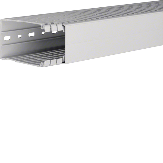 Verdrahtungskanal aus PC/ABS halogenfrei HA7 100x60mm lichtgrau