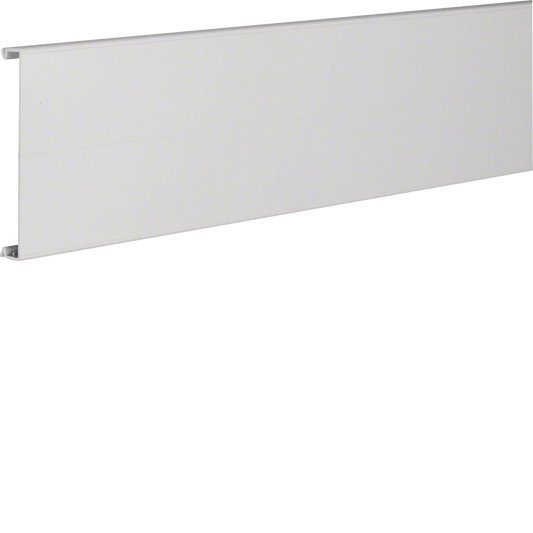 Verdrahtungskanal-Oberteil aus PC/ABS halogenfrei zu HA7 Breite 100mm lichtgrau