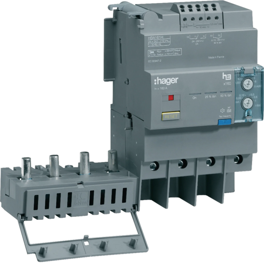 FI-Block Baugröße x160 4polig 160A Idn einstellbar | Hager