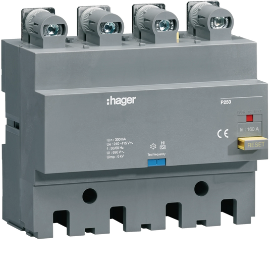 FI-Block P250 4P 160A Idn 300 mA fest | Hager