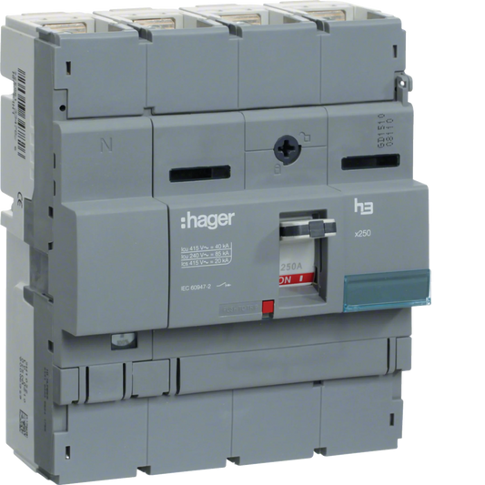 Lasttrennschalter Baugröße x250 4polig 250A | Hager
