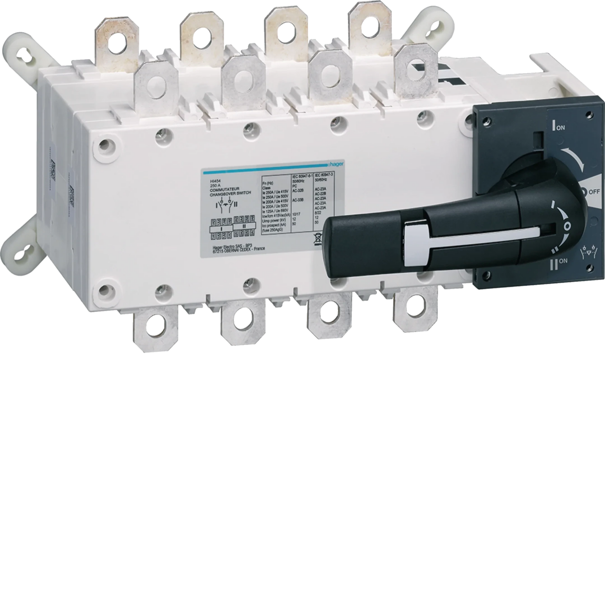 Lastumschalter 4polig 250A | Hager