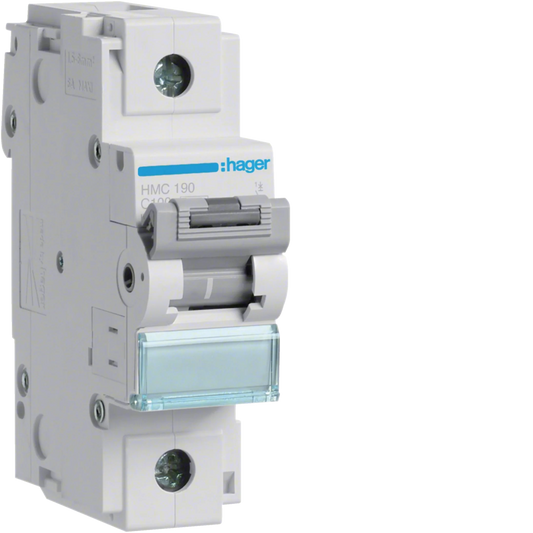 Leitungsschutzschalter 1 polig 15kA C-Charakteristik 100A 1.5 Module | Hager