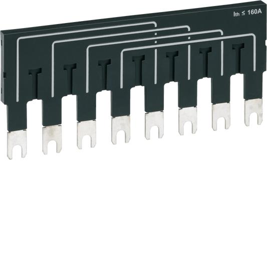Überbrückungsschienen 2x4P 160A | Hager