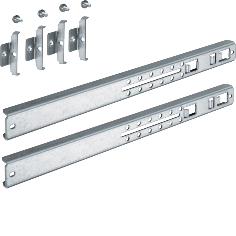 Halter für Abfangschiene, univers, Tiefe 600mm | Hager