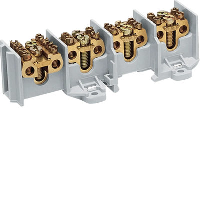 Hauptleitungsabzweigklemme 1x35mm²-2x25 mm²(Pol 1bis 3), 1x35mm²-4x25mm² (Pol 4) | Hager