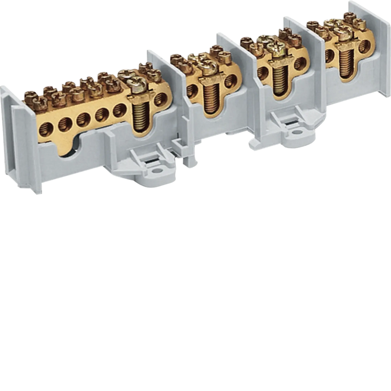Hauptleitungsabzweigklemme 1x35mm²-2x25 mm²(Pol 1bis 3), 1x35mm²-6x25mm² (Pol 4) | Hager
