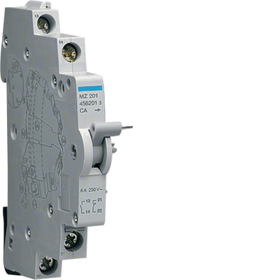 Hilfskontakt für MCB RCBO < 125A 1 Schließer und 1 Öffner 6A 240V | Hager