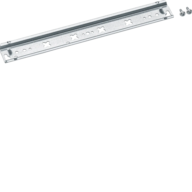 Hutschiene, universZ, 35x248x7,5mm, Stahl verzinkt | Hager