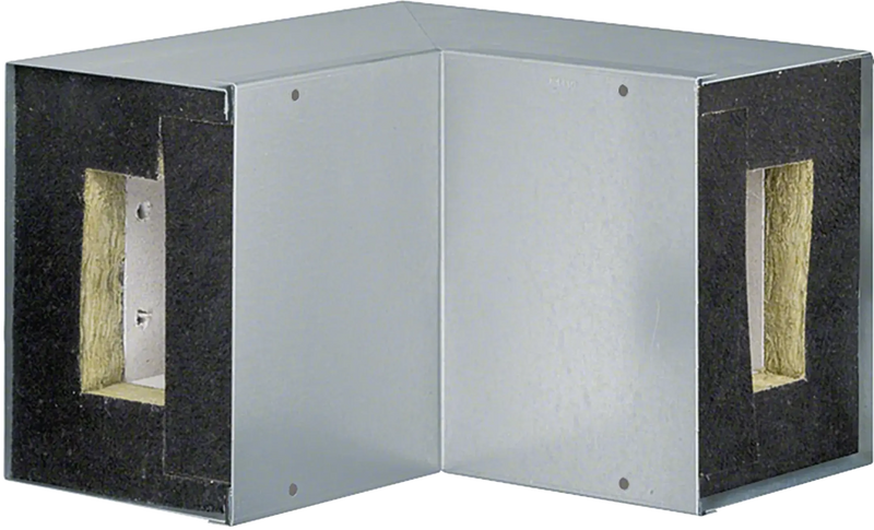 Inneneck zu Brandschutzkanal FWK 90 Funktionserhalt E60/E30 50x110mm verzinkt | Hager