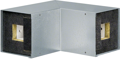 Inneneck zu Brandschutzkanal FWK 90 Funktionserhalt E60/E30 50x60mm verzinkt | Hager