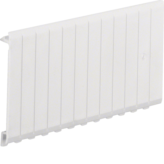 Abdeckstreifen,universal,6 Module,RAL 9010 | Hager