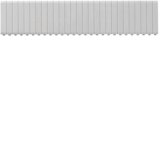 Abdeckstreifen, univers, 24 Module, RAL9010 | Hager