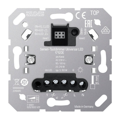 Jung Tastdimmer Serien-Tastdimmer Universal LED, m Jung - ismailkar.de
