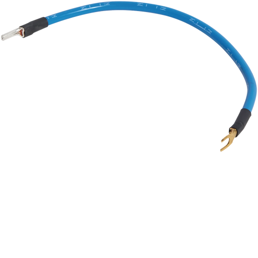 Kabelbrücke NYAF 10 mm², 250mm lang, Farbe blau | Hager