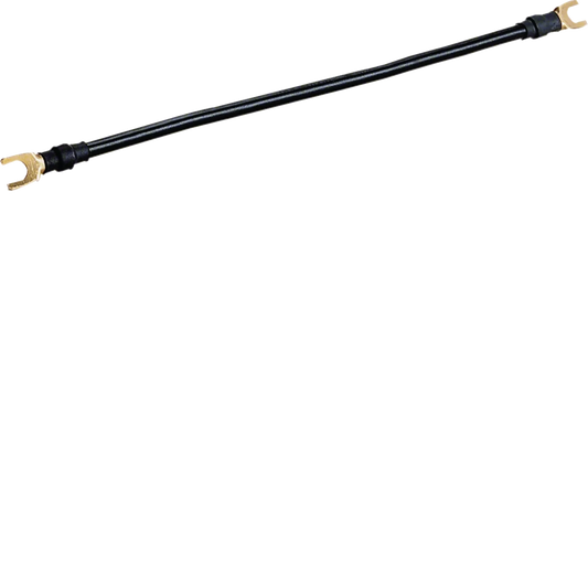 Kabelbrücke NYAF 10 mm², 250mm lang, Gabel, Farbe schwarz | Hager