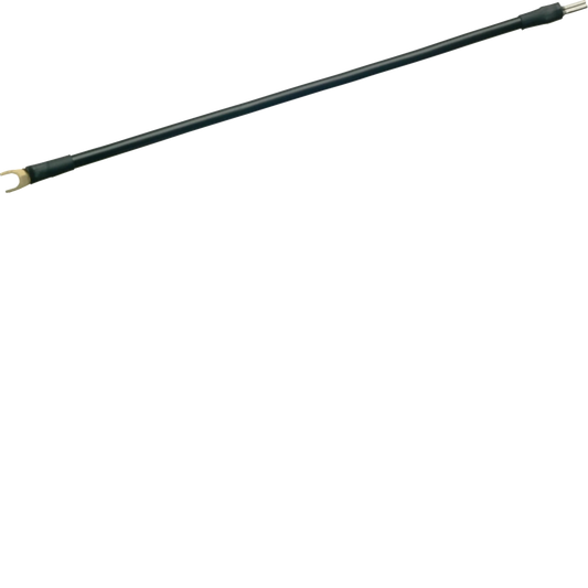 Kabelbrücke NYAF 10 mm², 250mm lang, Farbe schwarz | Hager