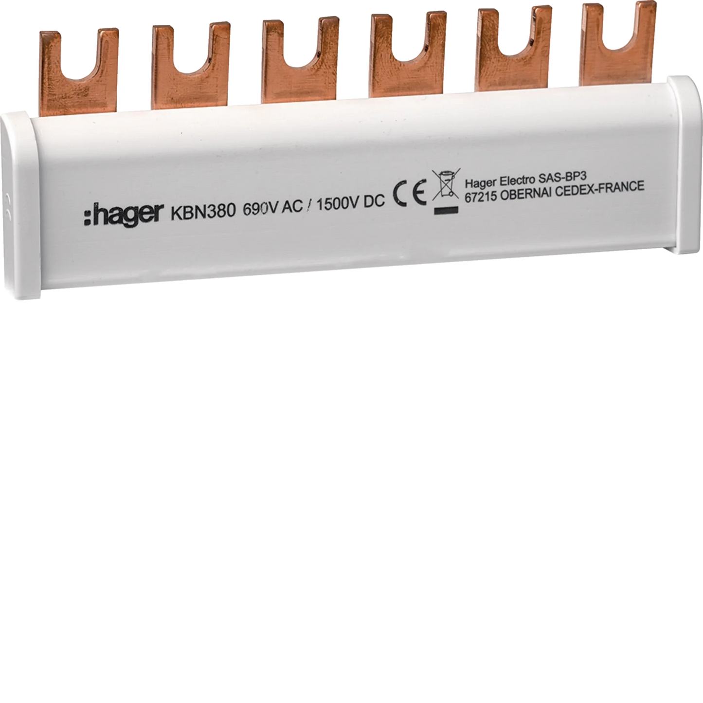 Erdungsbügel 3P 35mm² zur erdseitigen Überbrückung für SPA180 | Hager