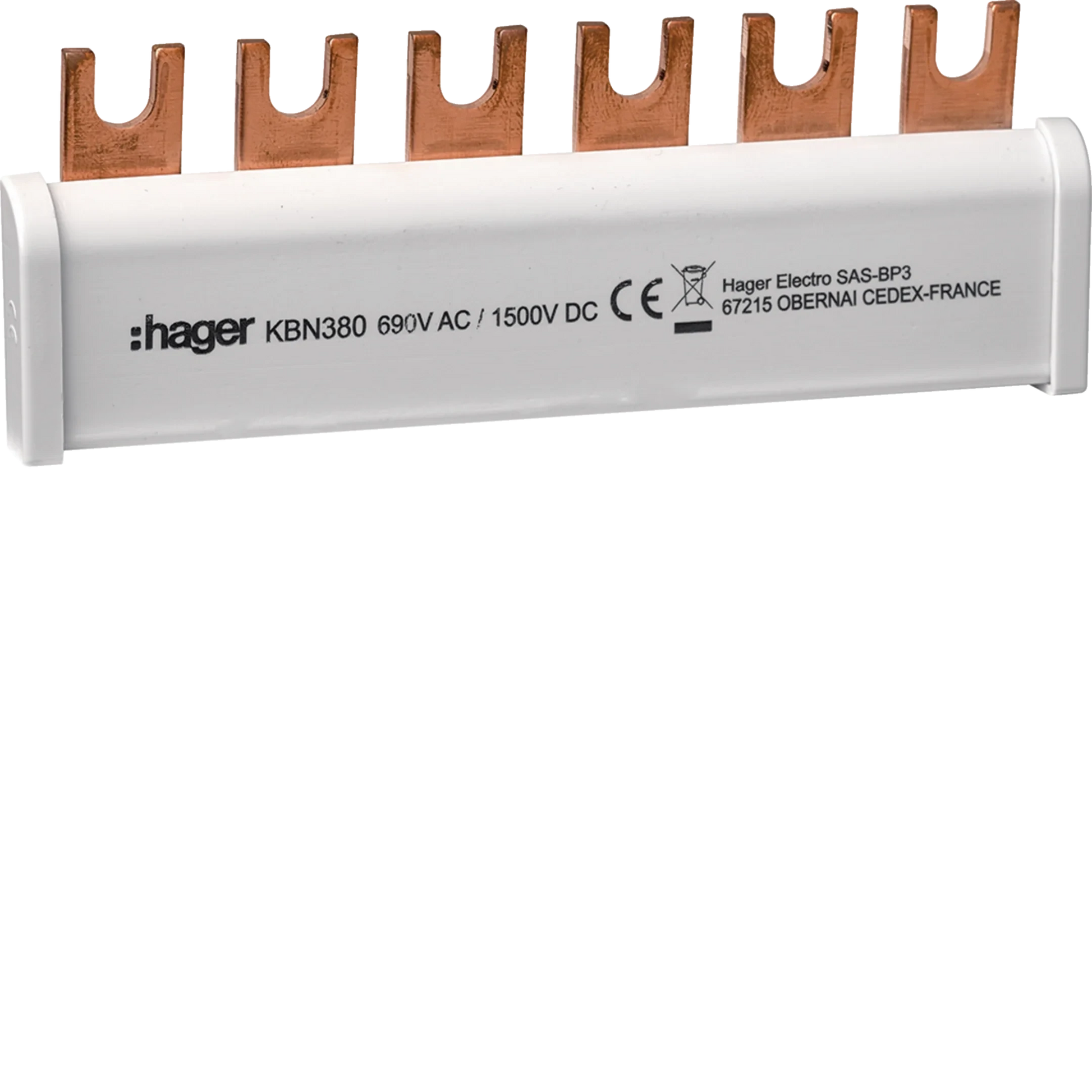 Erdungsbügel 3P 35mm² zur erdseitigen Überbrückung für SPA180 | Hager