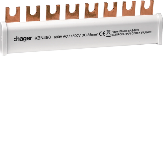 Erdungsbügel 4P 35mm² zur erdseitigen Überbrückung für SPA180 | Hager