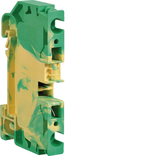 Schutzleiterklemme 6mm², 2 Anschlüsse, Stecktechnik