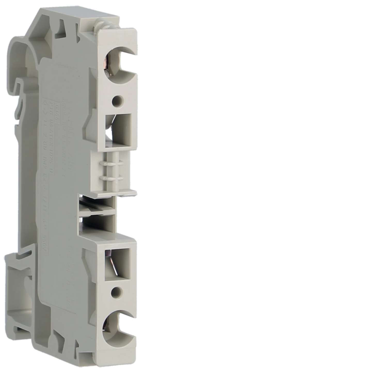 Durchgangsklemme 6mm²-Phase, 800V-41A, 2 Anschlüsse, Stecktechnik
