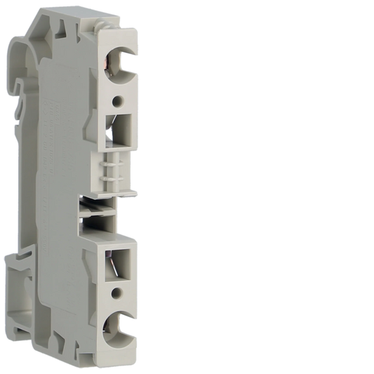 Durchgangsklemme 6mm²-Phase, 800V-41A, 2 Anschlüsse, Stecktechnik