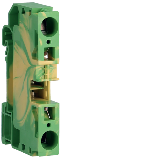 Schutzleiterklemme 16mm², 2 Anschlüsse, Stecktechnik