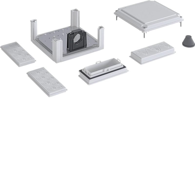 Kabelanschlusskasten, universZ, 324x307x149mm, SKII, für Stromwandler BG 113 | Hager