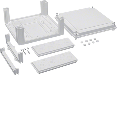 Kabelanschlusskasten, univers, 324x307x149mm, IP54, SKII, leer für Erweiterung | Hager