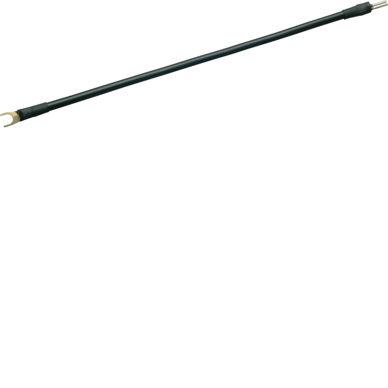 Kabelbrücke NYAF 10 mm², 250mm lang, Farbe schwarz | Hager