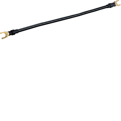 Kabelbrücke NYAF 10 mm², 250mm lang, Gabel, Farbe schwarz | Hager