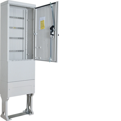 Kabelverteilersäule, ZAS, Baureihe 205, mit Sammelschienensystem, 4 x E-Cu | Hager