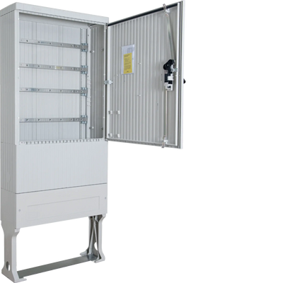 Kabelverteilersäule, ZAS, Baureihe 207, mit Sammelschienensystem, 4 x E-Cu | Hager