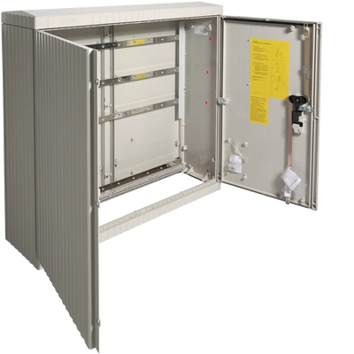 Kabelverteilerschrank Gr.2/1005, mit SaS 4xCu 30x8mm, 1005x1110x315mm (HxBxT) | Hager