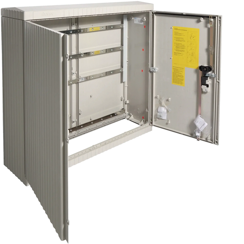 Kabelverteilerschrank Gr.2/1005, mit SaS 4xCu 30x8mm, 1005x1110x315mm (HxBxT) | Hager