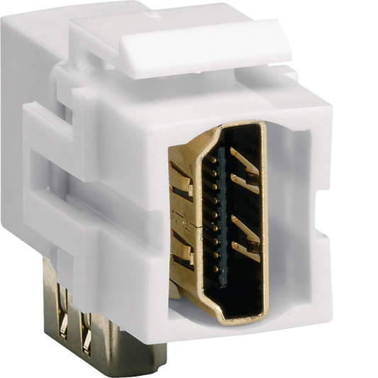 Keystone Modul, universal, HDMI Buchse auf HDMI Buchse, 90° gewinkelt | Hager