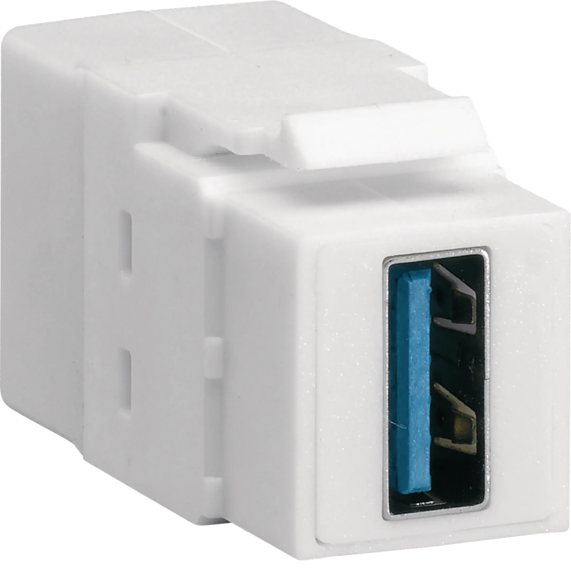 Keystone Modul, universal, USB, USB 3.0 A-Buchse auf USB 3.0 A-Buchse | Hager