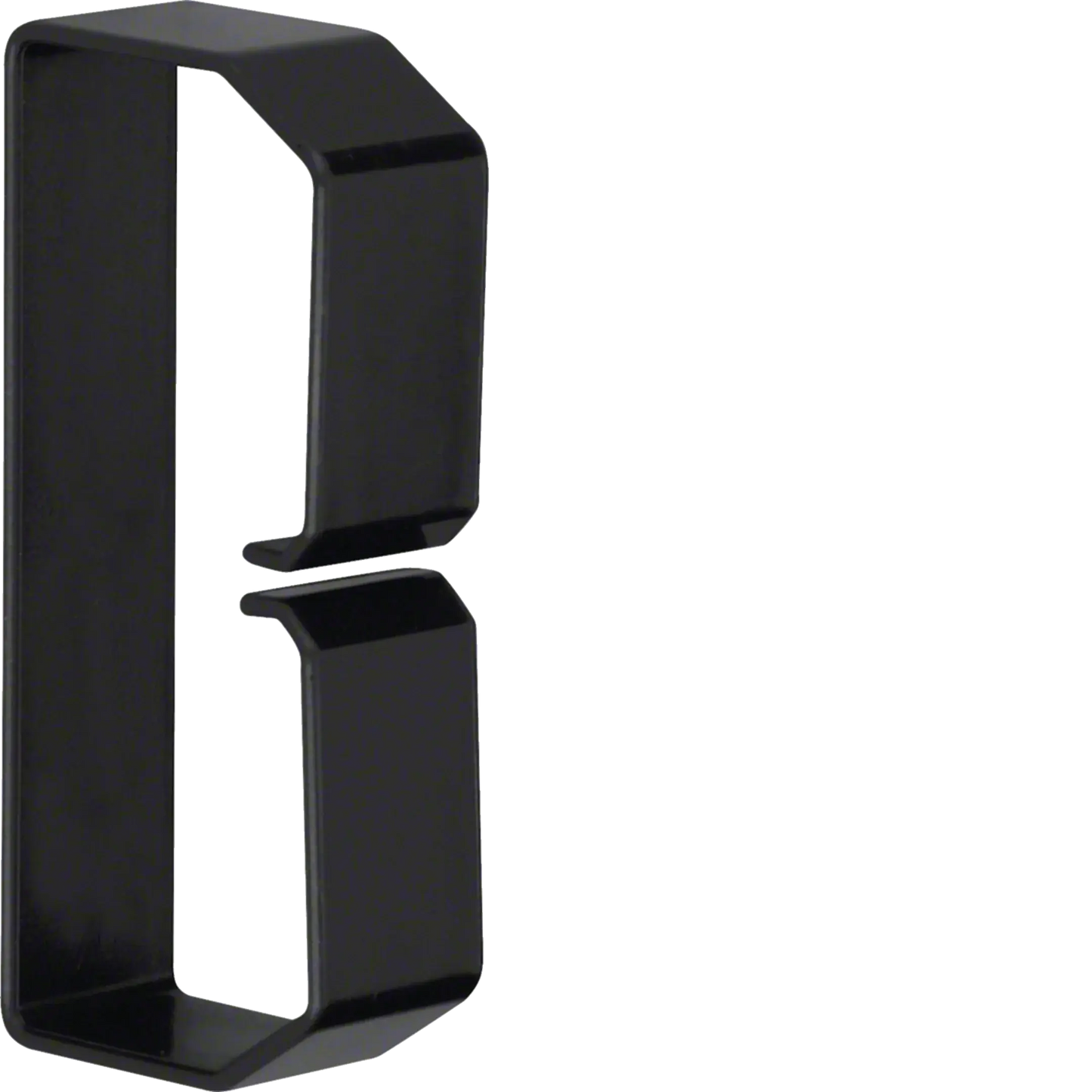 Klammer aus PVC zu Verdrahtungskanal  LKG 50x100mm schwarz | Hager