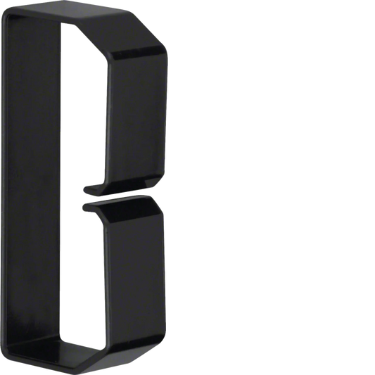 Klammer aus PVC zu Verdrahtungskanal  LKG 50x100mm schwarz | Hager