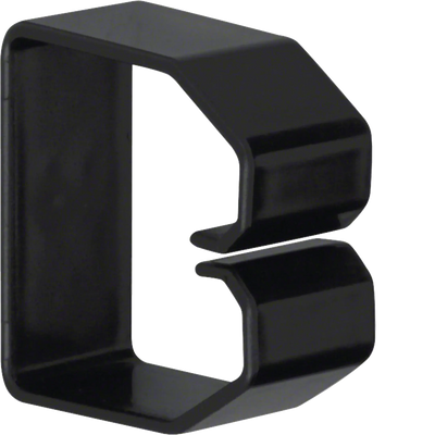 Klammer aus PVC zu Verdrahtungskanal LKG 50x50mm schwarz | Hager