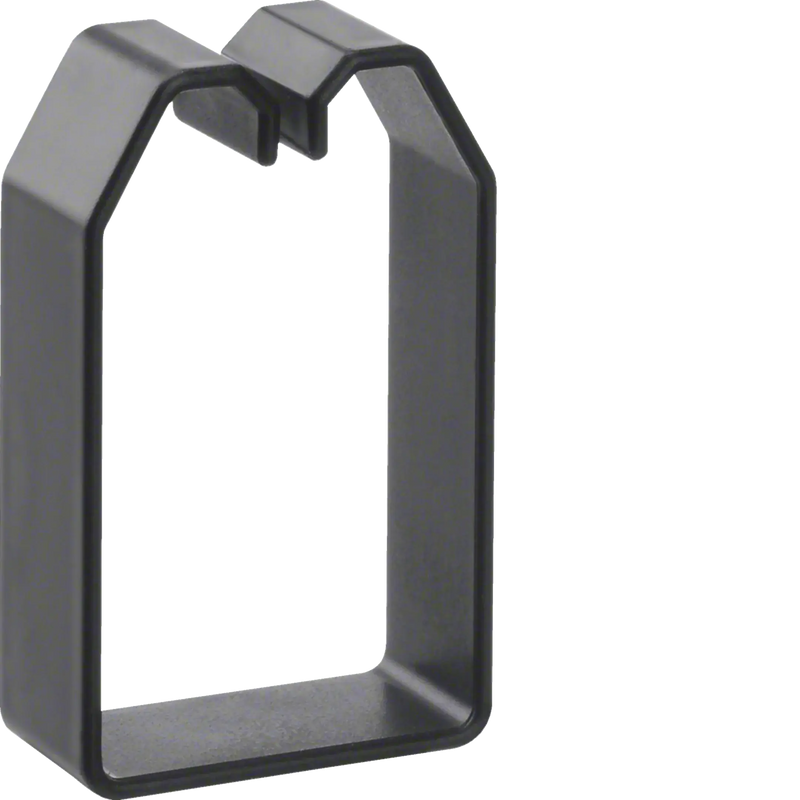 Klammer aus PVC zu Verdrahtungskanal  LKG 75x50mm schwarz | Hager